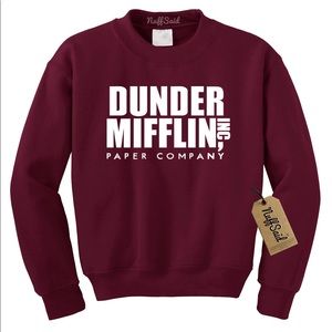 Dunder Mifflin Maroon Sweatshirt